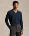 Polo Ralph Lauren Mens Linen Mesh Knit Regular Fit Polo Sweater Medium Navy NWT