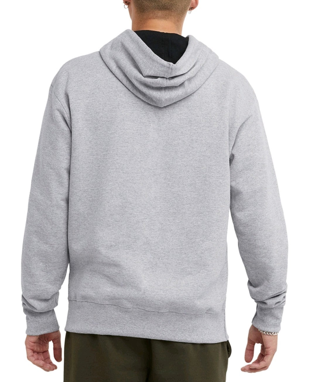 Champion Men's PowerBlend Fleece Pullover Comfort Hoodie Heather Grey Small NWT