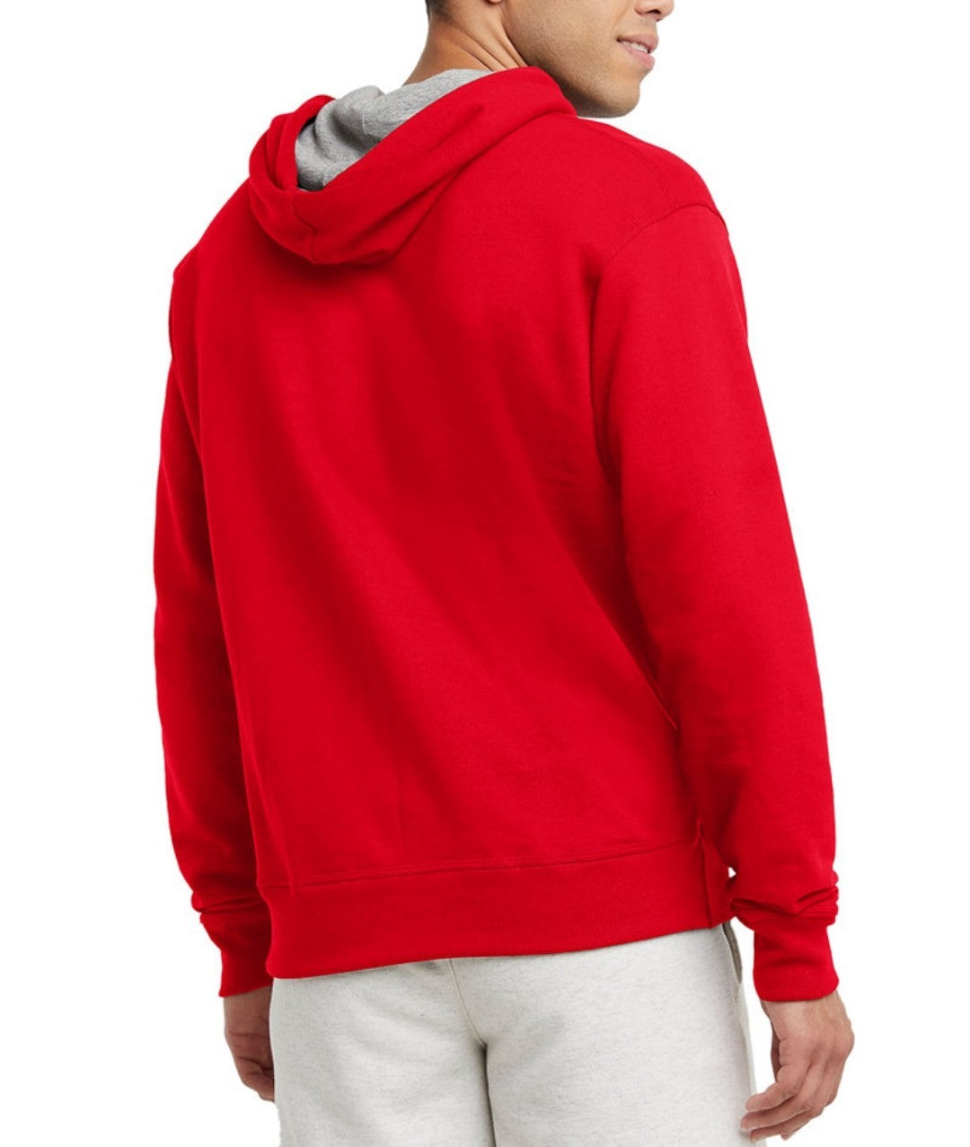 Champion Men's PowerBlend Fleece Pullover Comfort Hoodie Team Red Size 2XL NWT