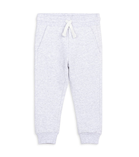 Miles The Label Kids Boys' Fleece Jogger Pants Color Light Heather Grey Size 8