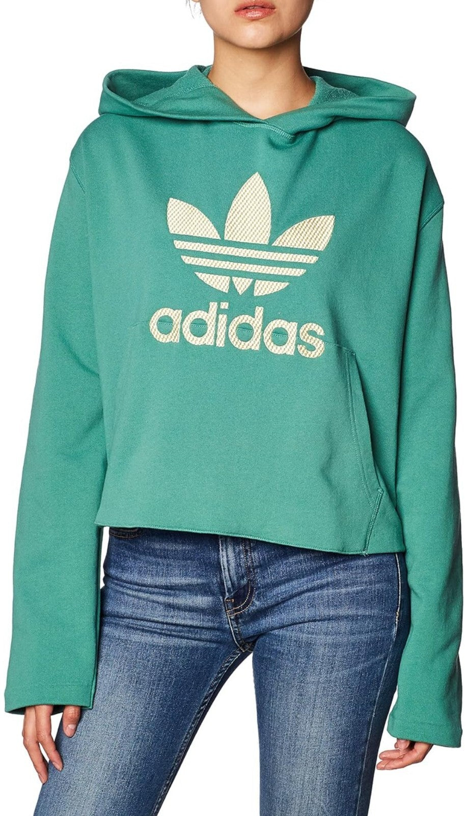 adidas Women's Originals Logo Applique Hoodie, Sweatshirt Size X-Small, Small 