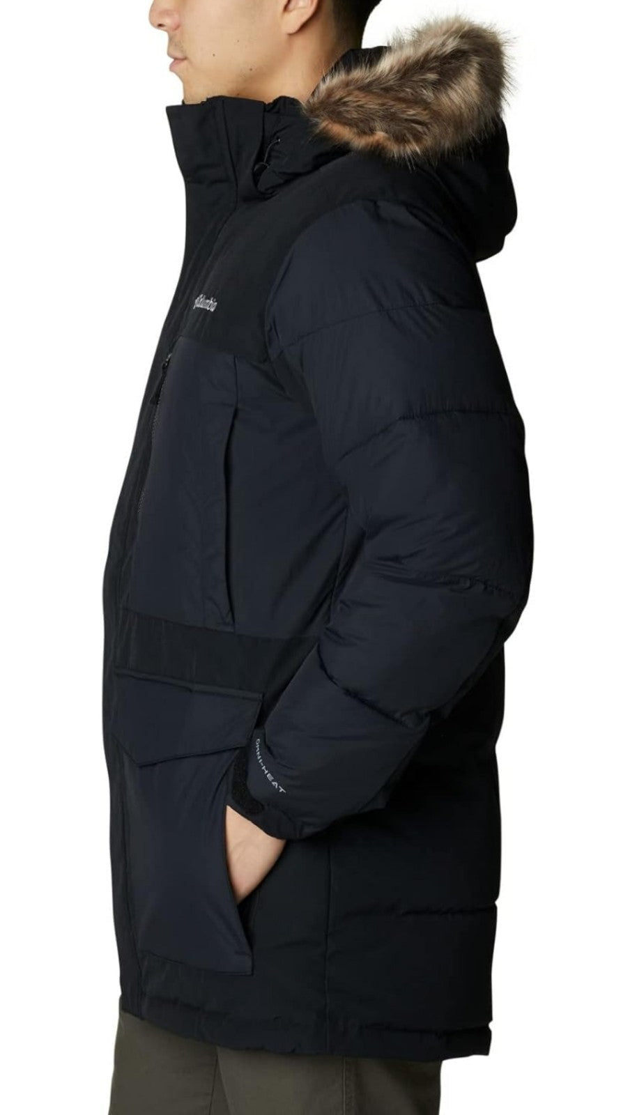 Columbia Men's Marquam Peak Fusion Insulated Parka II Hooded Jacket Black XL NWT