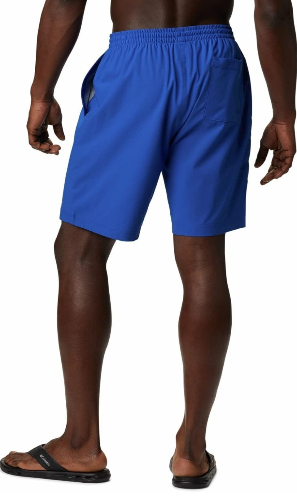 Columbia Men's Comfort Summertime Stretchable Drawstring Shorts Blue NWT