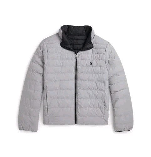 POLO RALPH LAUREN Kids Unisex P-Layer 2 Reversible Polo Pony Quilted JacketXL