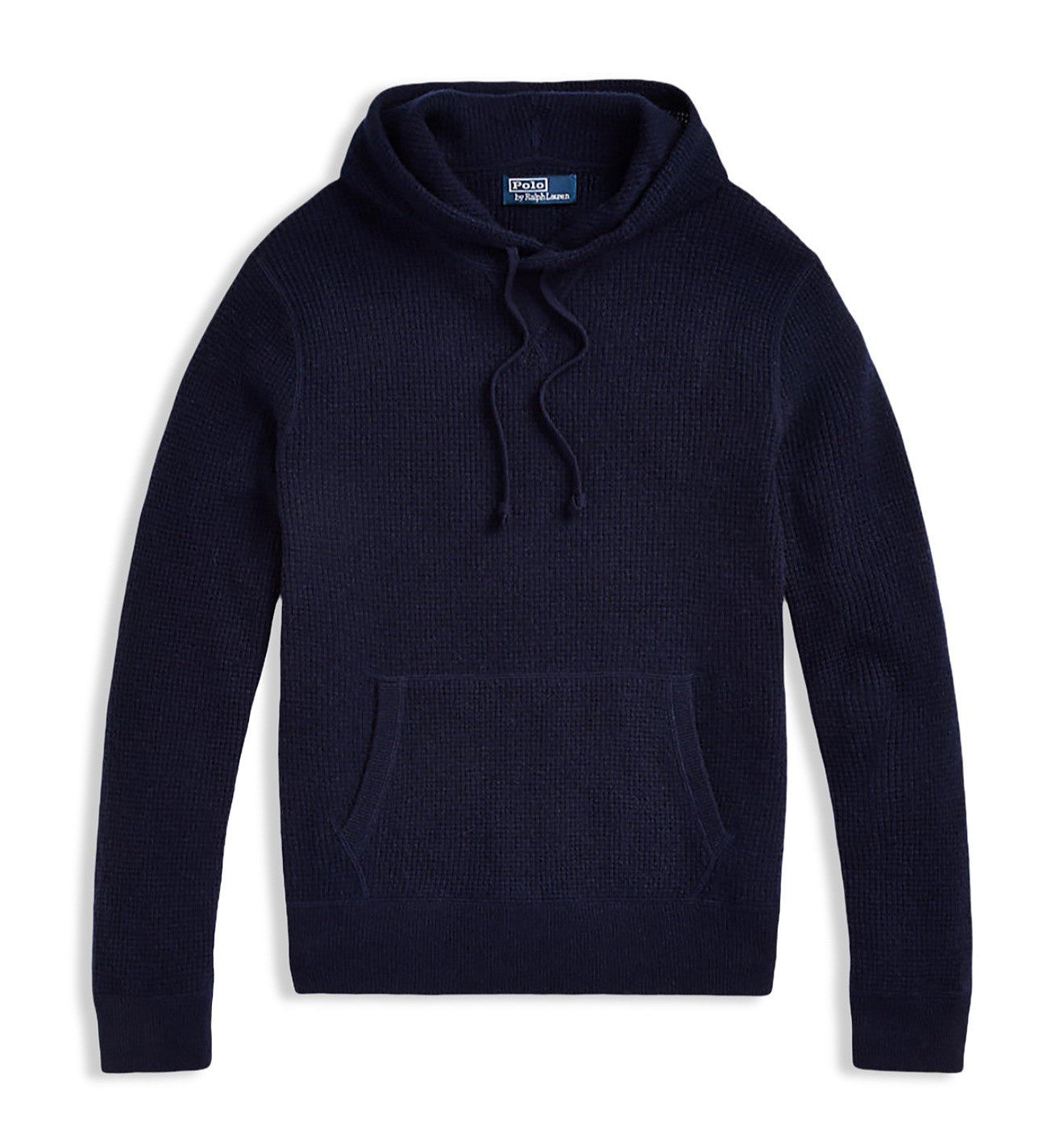 Polo Ralph Lauren Mens WASHABLE CASHMERE Waffle Knit Hoodie Sweater Jumper XXL