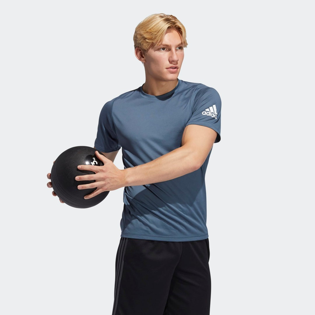 Adidas Men's Freelift Climalite Sport Ultimate Solid TeeT-Shirt Legacy Blue M 