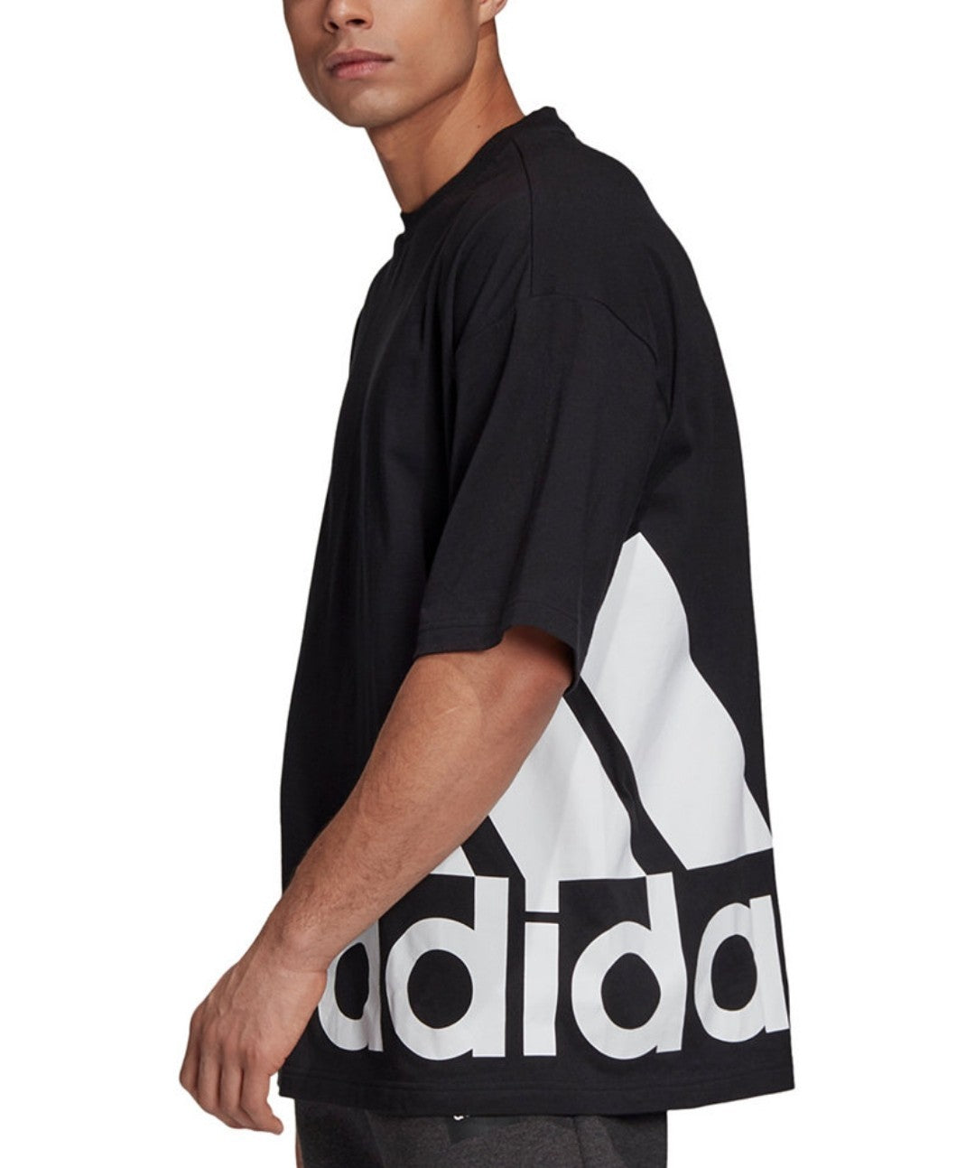 Adidas Men's Big Badge of Sport Boxy Tee T-Shirt Size Small Color Black NWT