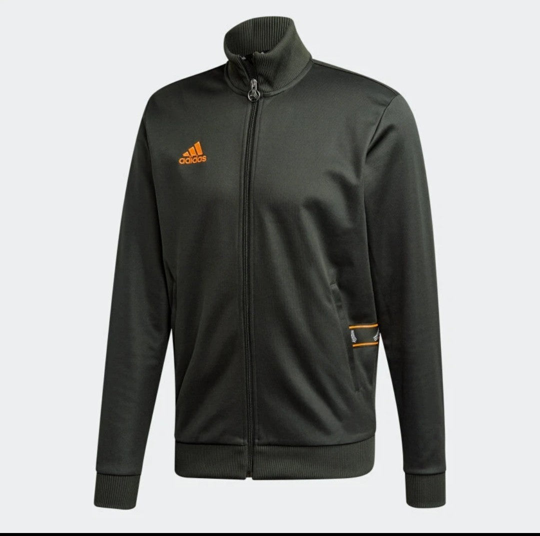 Adidas Men's Tango Heavy Club Track Jacket DZ9611 Dark Green Size 2XL NWT