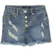 Joe's Jeans Girls Jolly Button Fly Jean Shorts Little & Big Kid Blue Ash Wash