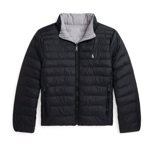 POLO RALPH LAUREN Kids Unisex P-Layer 2 Reversible Polo Pony Quilted JacketXL