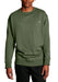 Champion Mens Powerblend Fleece C Logo Crewneck SweatshirtCargo Olive Small NWT