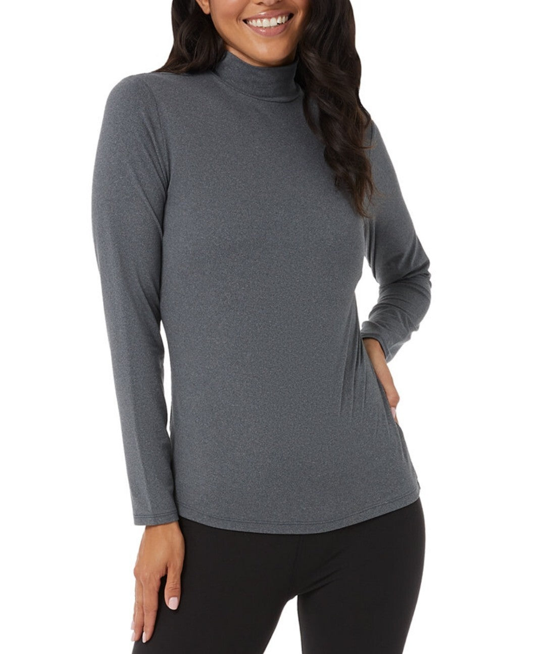 32 Degrees Cozy Heat Women's Mock-Neck Long-Sleeve Extra Warm Top New