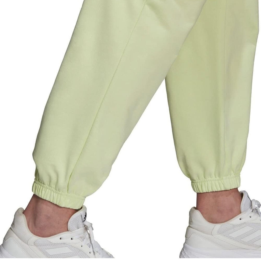 adidas mens Essentials Feelvivid Cotton Fleece Straight Leg Sweatpants 2XL Lime