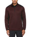 PGA TOUR Men Two Tone Space Dyed Quarter Zip Golf Pullover Top Maroon Heather