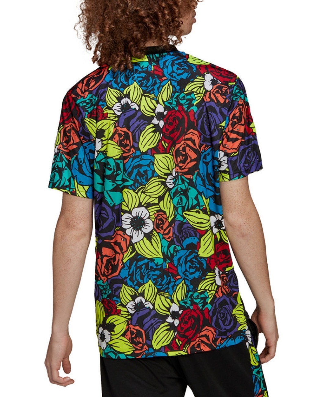Adidas Mens Originals Tiro Soccer Floral Polyester Jersey Shirt Multicolor S NWT