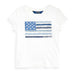 PoloRalph Lauren Kids Girl Floral Flag Cotton Jersey Tee Short Sleeve White 2/2T