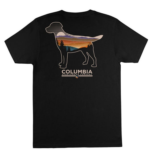 Columbia Men's Regular-Fit Bound Short Sleeve T-Shirt Black Size Medium NWT