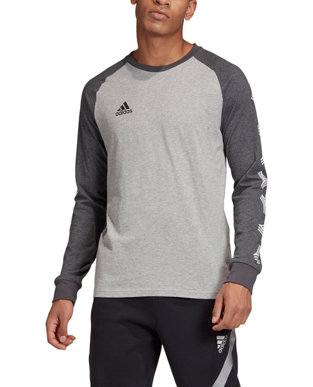 Adidas Originals Men's Trefoil Essentials Crewneck Long Sleeve Sweatshirt2XL 