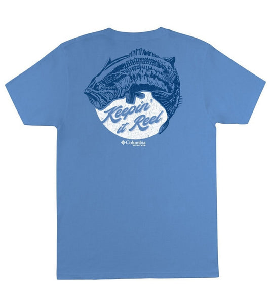 Columbia Men's Keeping It Reel Performance Fishing Gear PFG T-Shirt Medium New