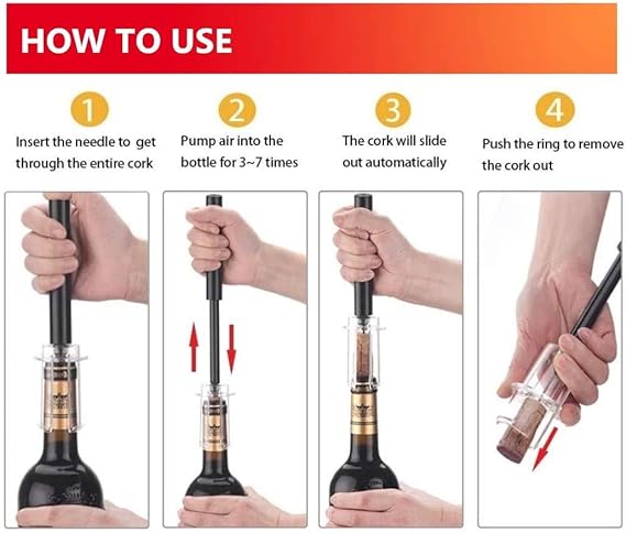 Air Pressure Pump Bottle Opener 4PCs