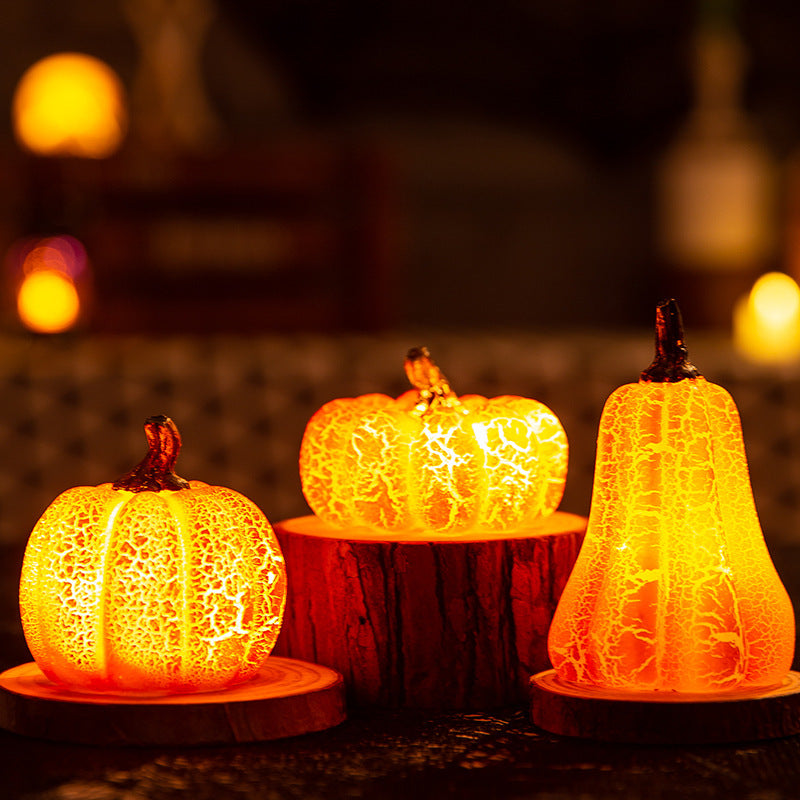 Pumpkin LED Candle Lamp