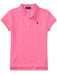 Polo Ralph Lauren Girls Big Kids Cotton Stretch Mesh Polo Pink XL (16) New