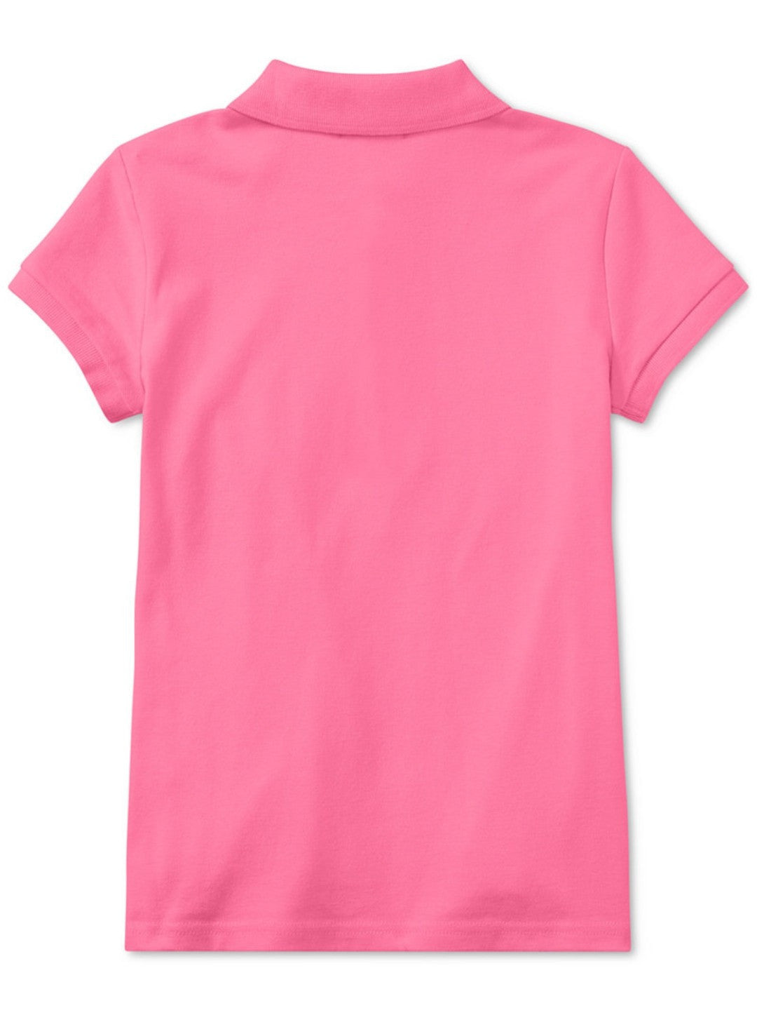 Polo Ralph Lauren Girls Big Kids Cotton Stretch Mesh Polo Pink XL (16) New